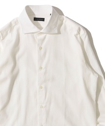 TETE HOMME | 【WEB限定】ライトフランネル ホリゾンタルカラーシャツ(シャツ/ブラウス)