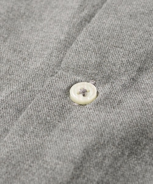 TETE HOMME(テットオム)の「【WEB限定】ライトフランネル ホリゾンタルカラーシャツ(シャツ/ブラウス・メンズ・ホワイト/オレンジ/ベージュ/チャコールグレー/カーキ・MEDIUM/LARGE/X-LARGE)」の8枚目の写真