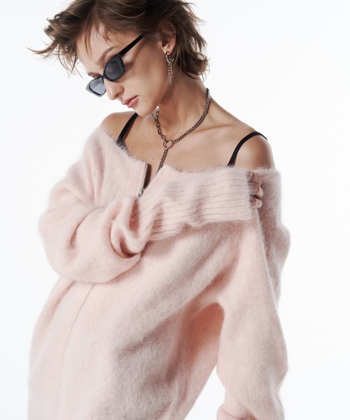 ZIP UP CARDIGAN/ジップアップカーディガン（カーディガン/ボレロ