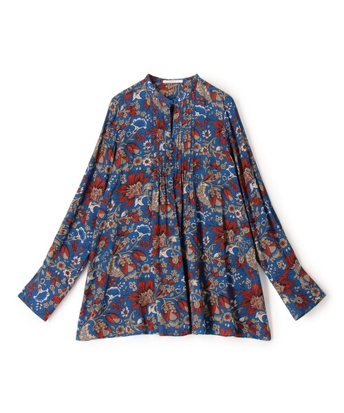 レーヨンプリント ピンタックブラウス（シャツ/ブラウス）｜SOULEIADO