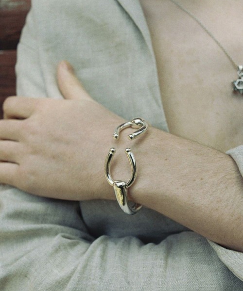LIDNM（リドム）の「Llife QUILLE BANGLE（バングル/リストバンド・メンズ・シルバー・FREE）」の2枚目の写真