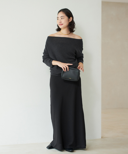 plage プラージュ Off shoulder slit ニット plage（プラージュ）の「Off shoulder slit ニット（ニット/セーター