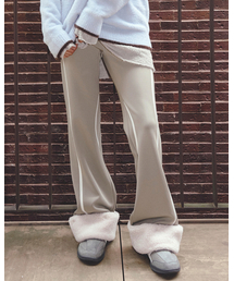 SHERPA POINT FITTED JERSEY PANTS KHAKI