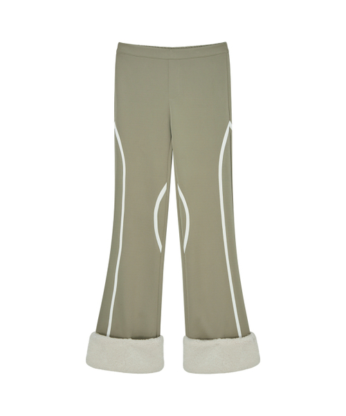 NYXX(エヌワイエックスエックス)の「SHERPA POINT FITTED JERSEY PANTS KHAKI(その他パンツ・レディース・その他・SMALL/MEDIUM)」の2枚目の写真