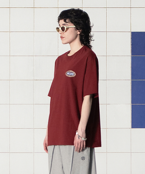 UNALLOYED(アナロイド)の「シンボルロゴTシャツ / バーガンディ(Tシャツ/カットソー・メンズ・その他・SMALL/MEDIUM/LARGE)」の2枚目の写真