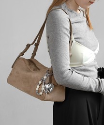 ANEMONE（アネモネ）の「スエード調ボストンバッグ（ボストンバッグ）」