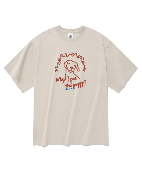 RADINEO(ラディネオ)の「パッピー半袖Tシャツベージュ(Tシャツ/カットソー・メンズ・その他・SMALL/MEDIUM/LARGE/X-LARGE)」の1枚目の写真