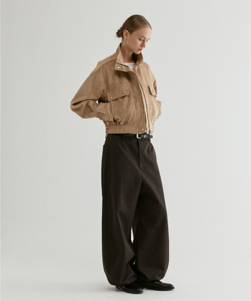 FROMWHERE(フロムウェア)の「Balloon Cotton Pants D/Brown(その他パンツ・レディース・その他・SMALL/MEDIUM)」の3枚目の写真