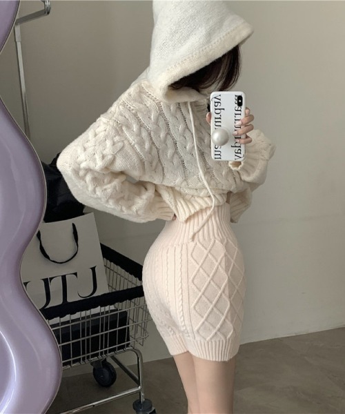 Ritzy(リッツィー)の「カシミヤ柄 ハイウエストデザイン パンツ(その他パンツ・レディース・ベージュ/カーキ/ブラック/グレー・FREE)」の11枚目の写真
