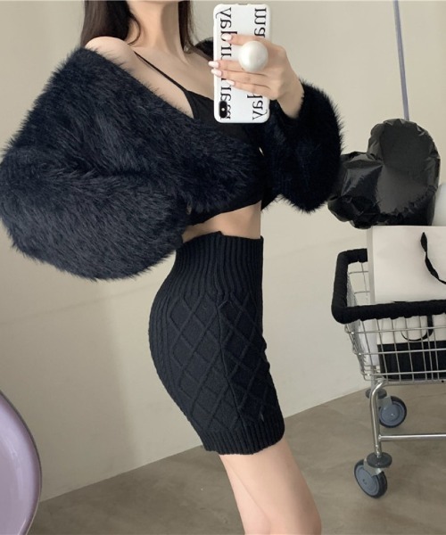 Ritzy(リッツィー)の「カシミヤ柄 ハイウエストデザイン パンツ(その他パンツ・レディース・ベージュ/カーキ/ブラック/グレー・FREE)」の7枚目の写真