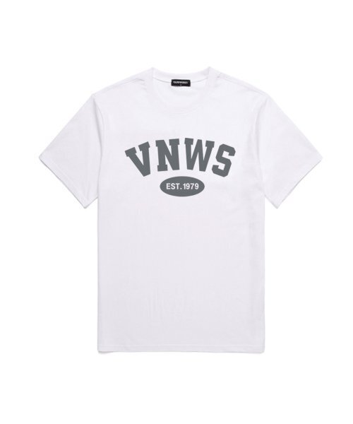 VANNWORKS(バンワークス)の「VNWS アーチロゴ 半袖Tシャツ (VS0011) ホワイト_グレー(Tシャツ/カットソー・レディース・その他・LARGE/MEDIUM/SMALL/X-LARGE/XX-LARGE)」の2枚目の写真