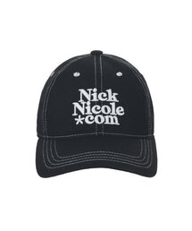 NICK&NICOLE（ニックアンドニコール）の「NN DOTCOM SIGNATURE BALL CAP_STITCH BLACK（キャップ）」