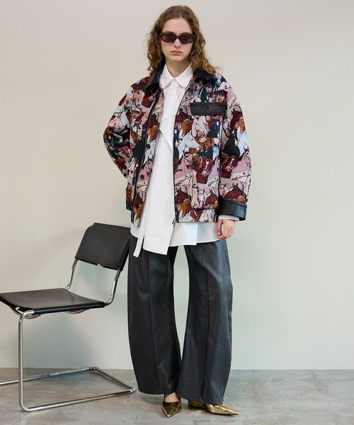 Asymmetrical drape shirt/アシンメトリードレープシャツ（シャツ