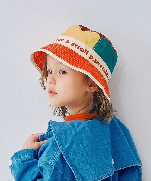 p.premier（ピードットプルミエ）の「ロゴデザインハット（ハット・キッズ・ピンク/レッド/インディゴブルー/その他11・50/52/54/56）」の4枚目の写真