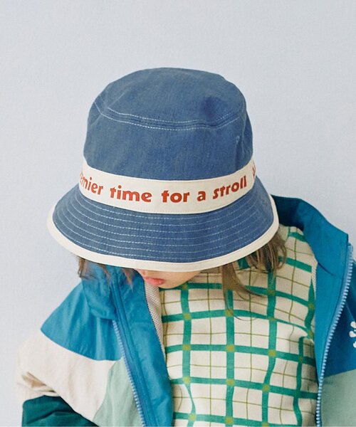 p.premier（ピードットプルミエ）の「ロゴデザインハット（ハット・キッズ・ピンク/レッド/インディゴブルー/その他11・50/52/54/56）」の2枚目の写真