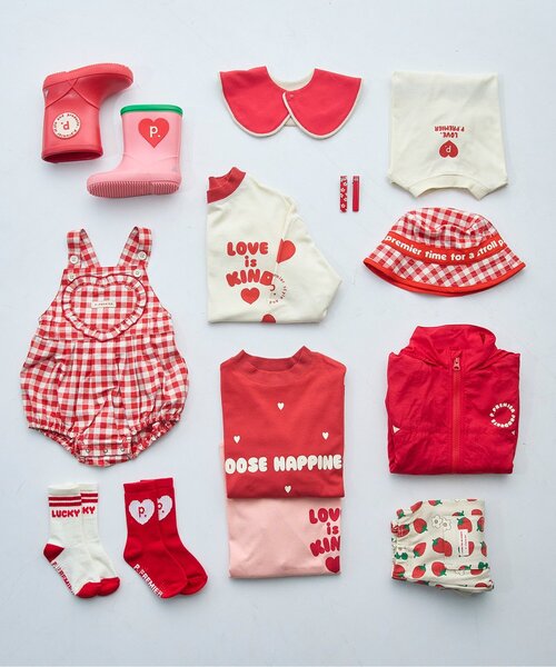 p.premier（ピードットプルミエ）の「ロゴデザインハット（ハット・キッズ・ピンク/レッド/インディゴブルー/その他11・50/52/54/56）」の15枚目の写真