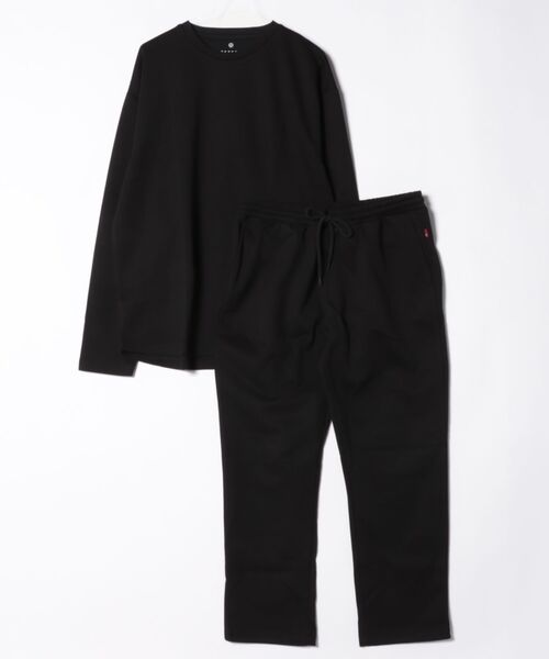 TETERA(テテラ)の「●TETERA/テテラ●SEN SET UP/ センセットアップ(Tシャツ/カットソー・レディース・ブラック・LARGE/X-LARGE)」の1枚目の写真