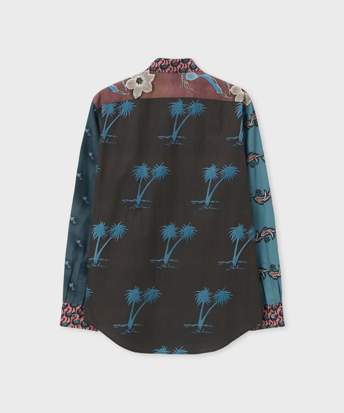 Paul Smith(ポールスミス)の「ミックスアート プリントシャツ / 163305 901U(シャツ/ブラウス・メンズ・ブルー/オレンジ・SMALL/MEDIUM/LARGE/X-LARGE)」の5枚目の写真