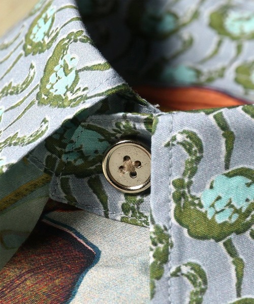 Paul Smith(ポールスミス)の「ミックスアート プリントシャツ / 163305 901U(シャツ/ブラウス・メンズ・ブルー/オレンジ・SMALL/MEDIUM/LARGE/X-LARGE)」の13枚目の写真