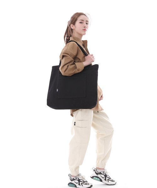 SAINTCREW(セントクルー)の「フリースタイルライフ シンプル ビッグサイズ エコバッグ FLB-102 ブラック(エコバッグ/サブバッグ・メンズ・その他・フリー)」の3枚目の写真