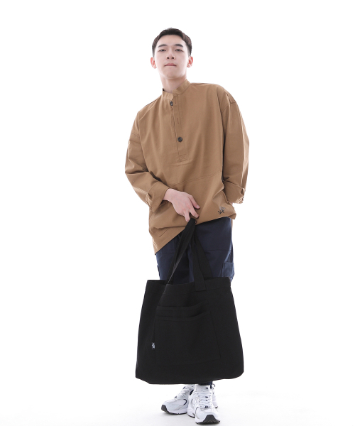 SAINTCREW(セントクルー)の「フリースタイルライフ シンプル ビッグサイズ エコバッグ FLB-102 ブラック(エコバッグ/サブバッグ・メンズ・その他・フリー)」の5枚目の写真