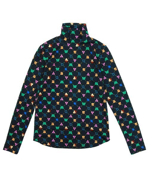 YOUK SHIM WON(ユクシムウォン)の「タートルネックレイヤードTシャツマルチモノグラム(Tシャツ/カットソー・レディース・その他・MEDIUM/SMALL)」の1枚目の写真