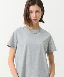 アンティークスモールロゴショートスリーブTシャツ_メランジグレー
