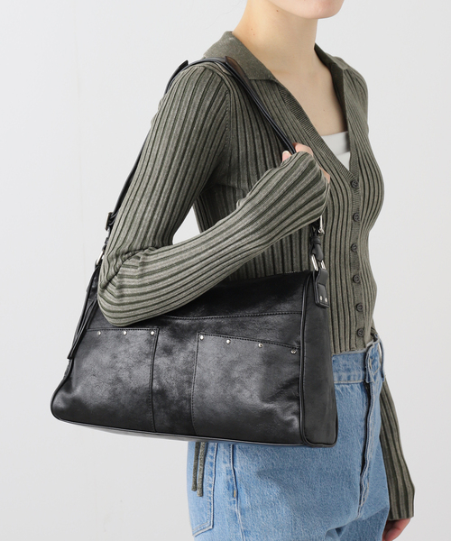 JOINT WORKS（ジョイントワークス）の「fennec /フェネック BASH BAG（ハンドバッグ・レディース・ブラック/ブラウン・FREE）」の18枚目の写真