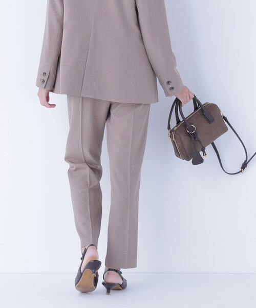 NATURAL BEAUTY BASIC(ナチュラルビューティーベーシック)の「◇クラッシー SETUP タックパンツ(スラックス・レディース・カーキ/ブラウン・SMALL/MEDIUM)」の22枚目の写真