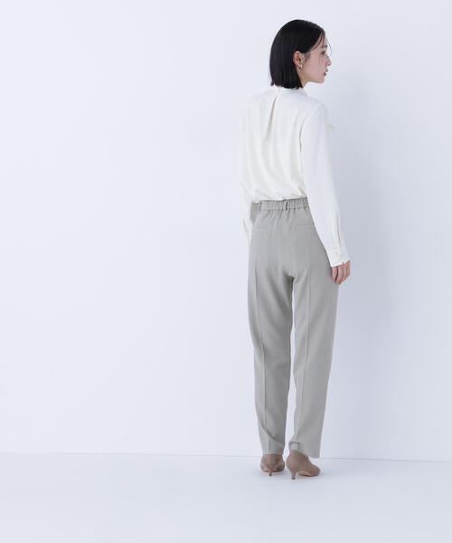 NATURAL BEAUTY BASIC(ナチュラルビューティーベーシック)の「◇クラッシー SETUP タックパンツ(スラックス・レディース・カーキ/ブラウン・SMALL/MEDIUM)」の7枚目の写真
