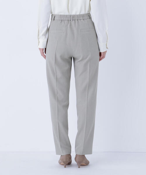 NATURAL BEAUTY BASIC(ナチュラルビューティーベーシック)の「◇クラッシー SETUP タックパンツ(スラックス・レディース・カーキ/ブラウン・SMALL/MEDIUM)」の10枚目の写真