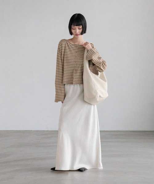 LOWRYS FARM(ローリーズファーム)の「ヤワラカルイワンショルダー 632264(ショルダーバッグ・レディース・オフホワイト/ブラック/ブラウン・FREE)」の6枚目の写真