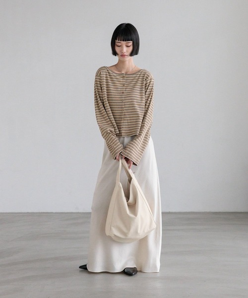 LOWRYS FARM(ローリーズファーム)の「ヤワラカルイワンショルダー 632264(ショルダーバッグ・レディース・オフホワイト/ブラック/ブラウン・FREE)」の7枚目の写真