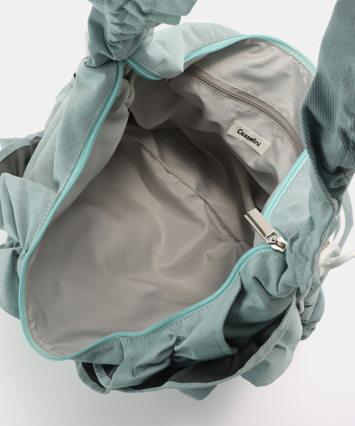 Casselini（キャセリーニ）の「≪追加≫Casselini/キャセリーニ ボリュームフリルショルダー（ショルダーバッグ・レディース・シルバー/スカイブルー/カーキ/ブラック・FREE）」の10枚目の写真