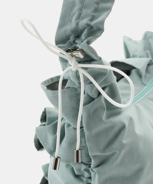 Casselini（キャセリーニ）の「≪追加≫Casselini/キャセリーニ ボリュームフリルショルダー（ショルダーバッグ・レディース・シルバー/スカイブルー/カーキ/ブラック・FREE）」の12枚目の写真