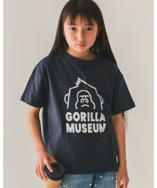 jeans-b(ジーンズベー)の「ジーンズベー GORILLATシャツ(Tシャツ/カットソー・キッズ・オフホワイト/ネイビー/ブラック・160cm/150cm/140cm/130cm)」の3枚目の写真