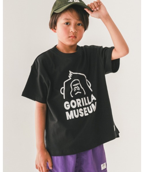 jeans-b(ジーンズベー)の「ジーンズベー GORILLATシャツ(Tシャツ/カットソー・キッズ・オフホワイト/ネイビー/ブラック・160cm/150cm/140cm/130cm)」の2枚目の写真
