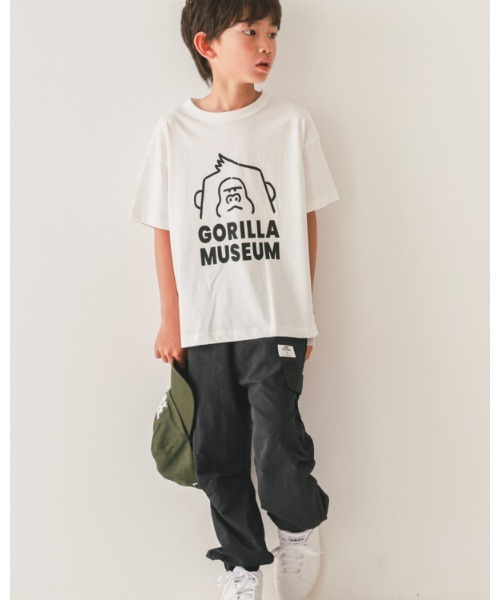 jeans-b(ジーンズベー)の「ジーンズベー GORILLATシャツ(Tシャツ/カットソー・キッズ・オフホワイト/ネイビー/ブラック・160cm/150cm/140cm/130cm)」の16枚目の写真