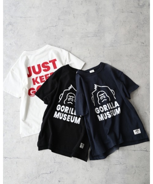 jeans-b(ジーンズベー)の「ジーンズベー GORILLATシャツ(Tシャツ/カットソー・キッズ・オフホワイト/ネイビー/ブラック・160cm/150cm/140cm/130cm)」の13枚目の写真