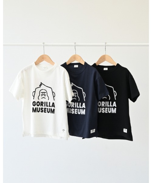 jeans-b(ジーンズベー)の「ジーンズベー GORILLATシャツ(Tシャツ/カットソー・キッズ・オフホワイト/ネイビー/ブラック・160cm/150cm/140cm/130cm)」の14枚目の写真