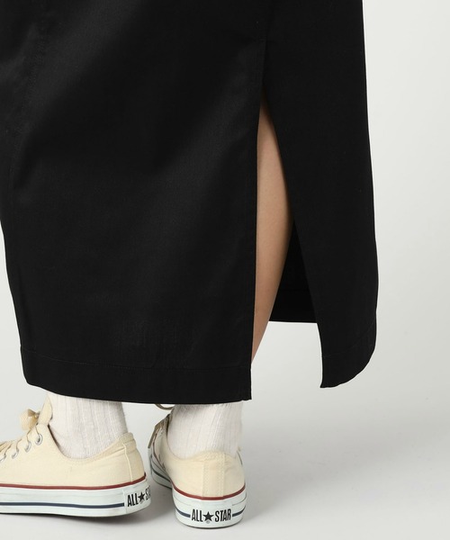 Dickies（ディッキーズ）の「Dickies/ディッキーズ　TC ロングスカート/スリットスカート（スカート・レディース・ベージュ/ブラック/オリーブ/チャコールグレー・SMALL/LARGE/MEDIUM）」の13枚目の写真