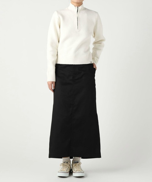 Dickies（ディッキーズ）の「Dickies/ディッキーズ　TC ロングスカート/スリットスカート（スカート・レディース・ベージュ/ブラック/オリーブ/チャコールグレー・SMALL/LARGE/MEDIUM）」の14枚目の写真