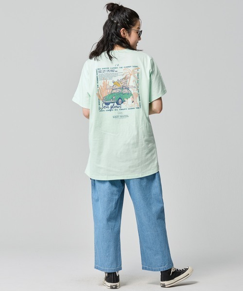 KRIFF MAYER Lady's Collection(クリフメイヤーレディースコレクション)の「【綿100%】クリフラビットドルマンチュニック(Tシャツ/カットソー・レディース・レッド/ネイビー/ミント/チャコール/オフホワイト・LARGE/MEDIUM)」の9枚目の写真