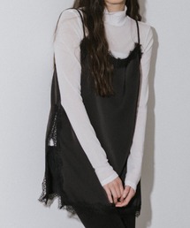 duei（デュイ）の「サテンレースレイヤードキャミソール（キャミソール）」