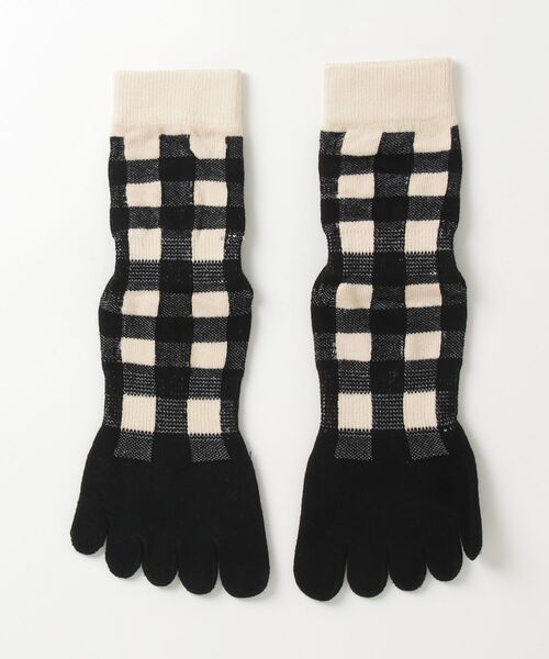 Vini（ヴィニ）の「【 5本指 ／ 滑り止め付き 】 ヨガ / ピラティス ソックス（ソックス/靴下・レディース・パープル/グリーン系その他/ブラック系その他2/ブラック系その他/グリーン×ピンク・FREE）」の13枚目の写真