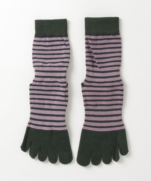 Vini（ヴィニ）の「【 5本指 ／ 滑り止め付き 】 ヨガ / ピラティス ソックス（ソックス/靴下・レディース・パープル/グリーン系その他/ブラック系その他2/ブラック系その他/グリーン×ピンク・FREE）」の15枚目の写真