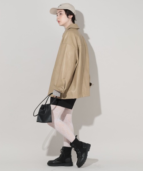 GEORGE'S（ジョージズ）の「アソートステンカラージャケット（その他アウター・レディース・ブラック/ベージュ/キャメル・SMALL/MEDIUM）」の16枚目の写真