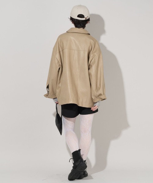 GEORGE'S（ジョージズ）の「アソートステンカラージャケット（その他アウター・レディース・ブラック/ベージュ/キャメル・SMALL/MEDIUM）」の17枚目の写真