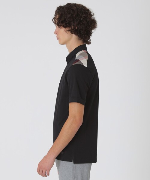 セール】【一部店舗限定】ショルダーチェックポロシャツ（ポロシャツ