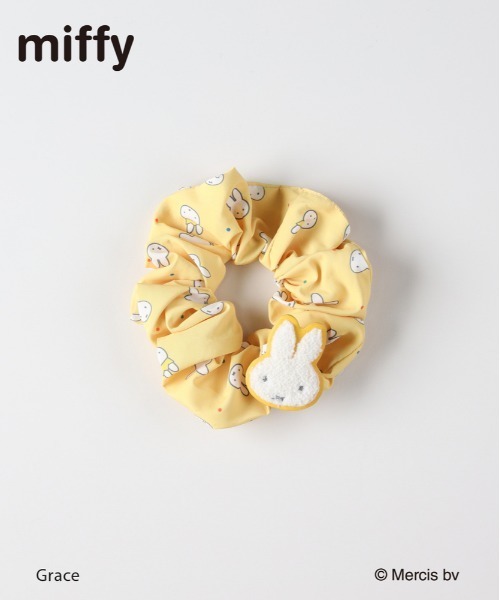 セール】【miffy】70周年限定 サガラ刺繍シュシュ (ヘアアクセサリー
